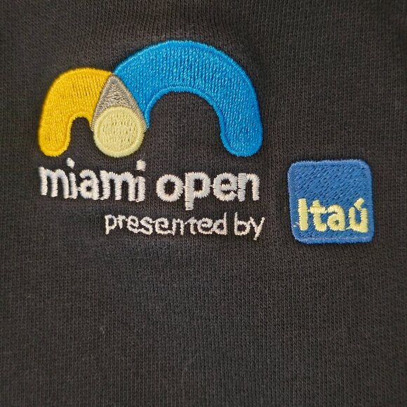 Beautiful men's Lacoste Sport zip up hoodie from the Miami Open, size medium. - Picture 5 of 9